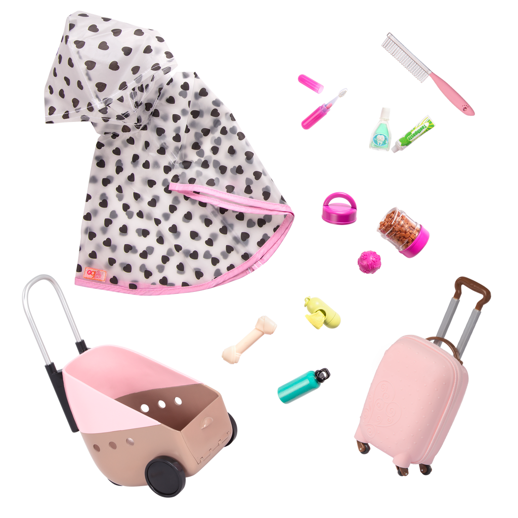 Our Generation Doll Leslie & Passenger Pets Bundle