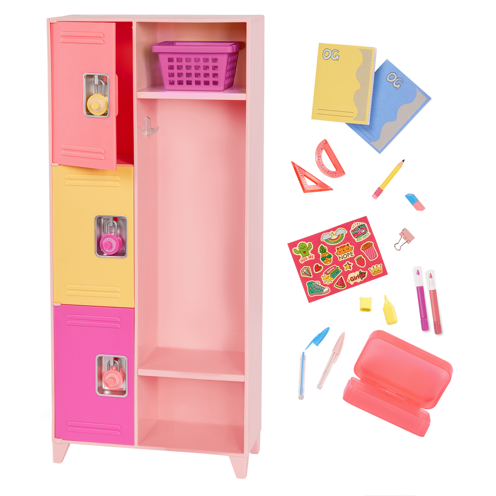 Our Generation School Spirit Locker Set for 18-inch Dolls