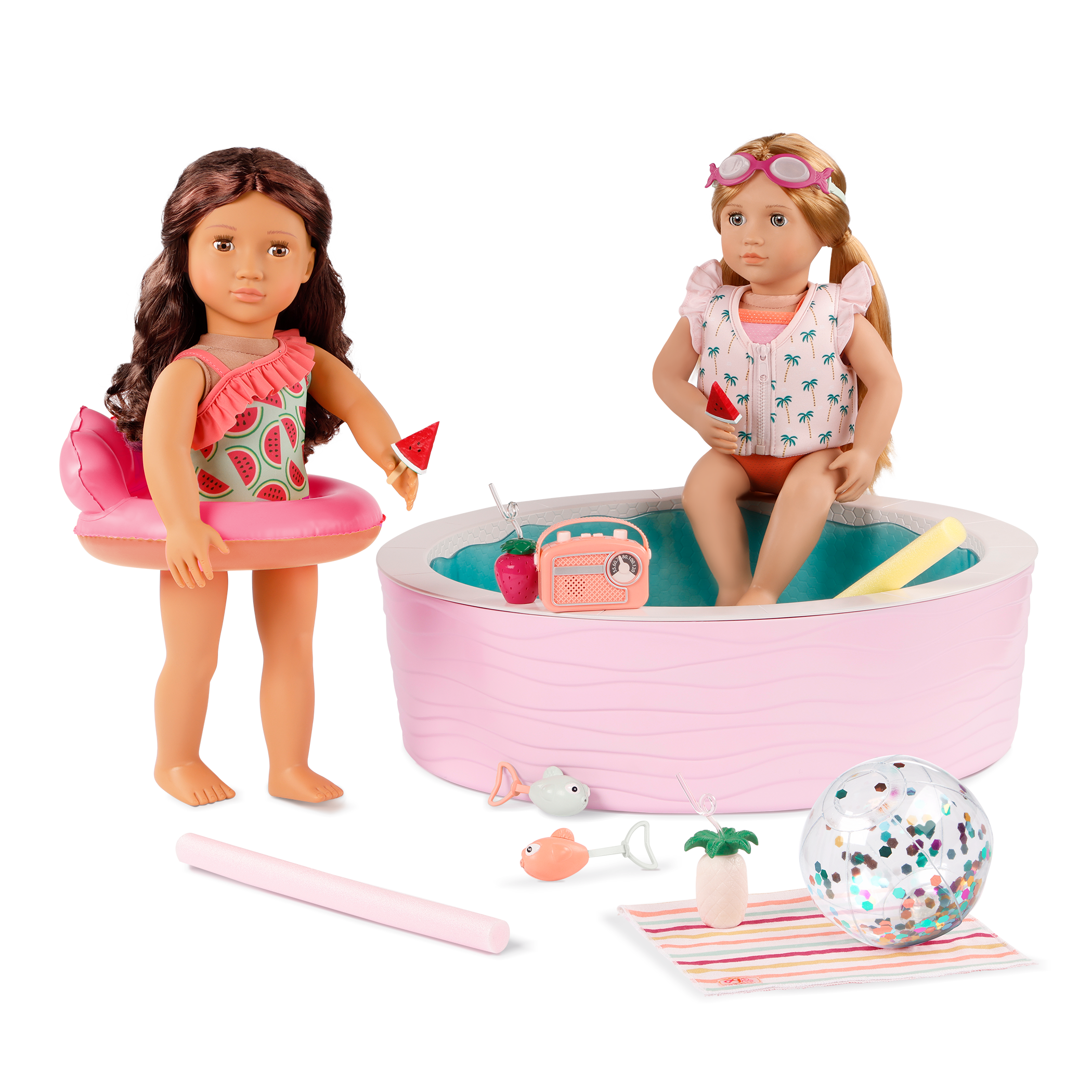 Our Generation Poolside Fun Playset for 18-inch Dolls