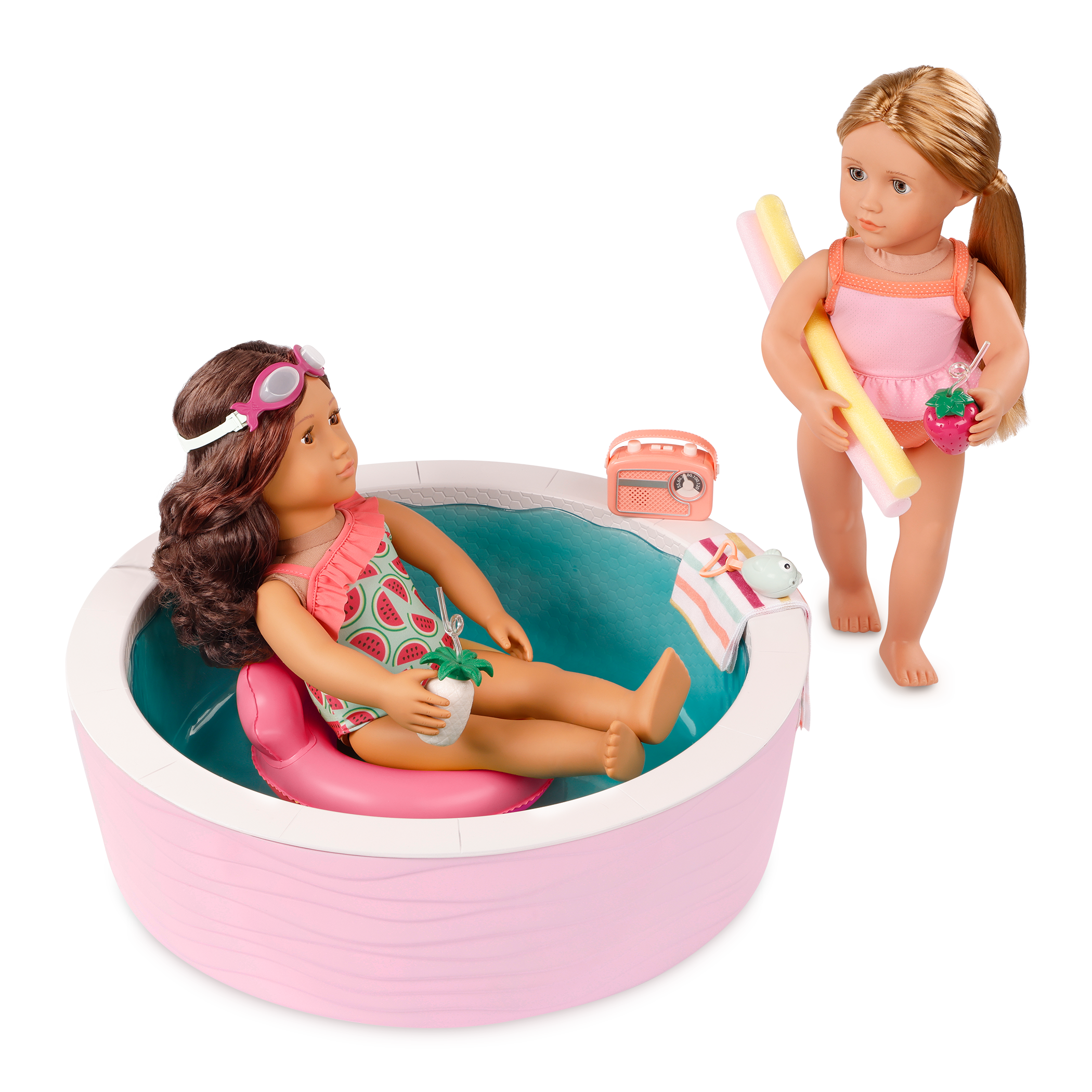 Our Generation Poolside Fun Playset for 18-inch Dolls