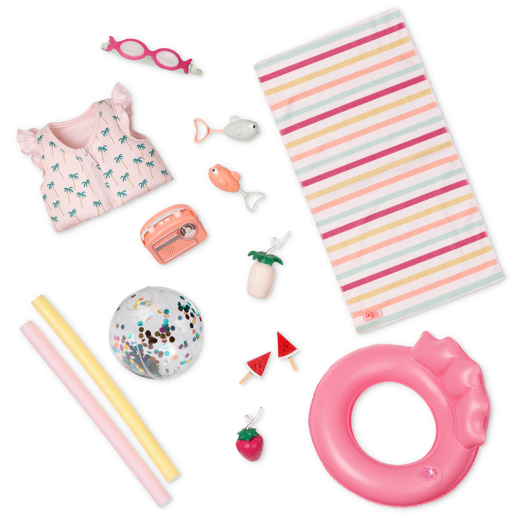 Our Generation Poolside Fun Playset for 18-inch Dolls