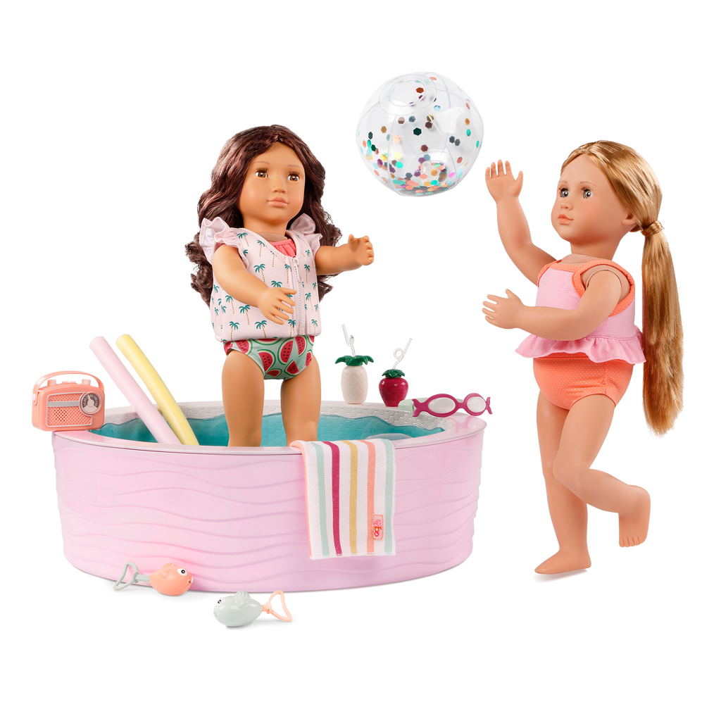 Our Generation Poolside Fun Playset for 18-inch Dolls
