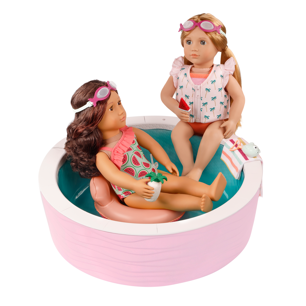 Our Generation Poolside Fun Playset for 18-inch Dolls