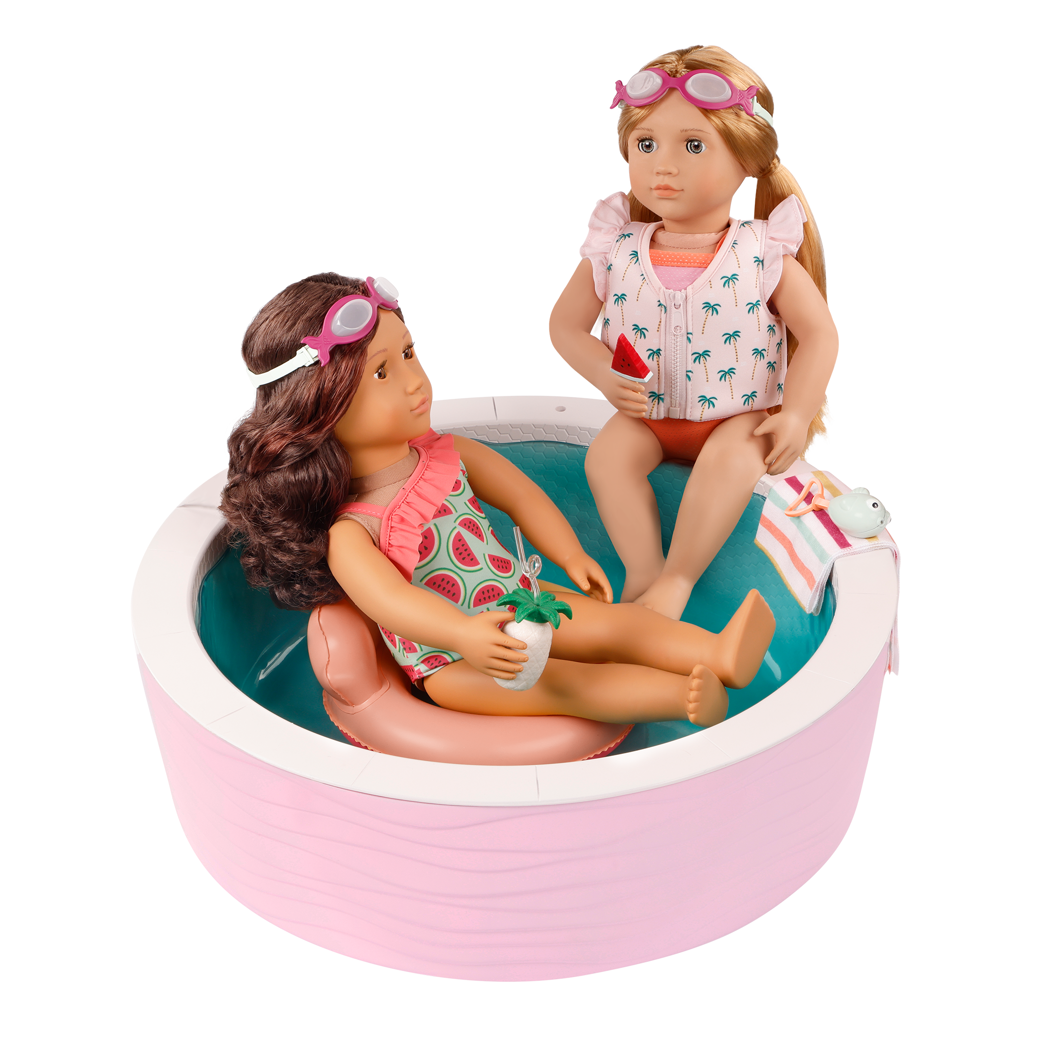 Our Generation Poolside Fun Playset for 18-inch Dolls