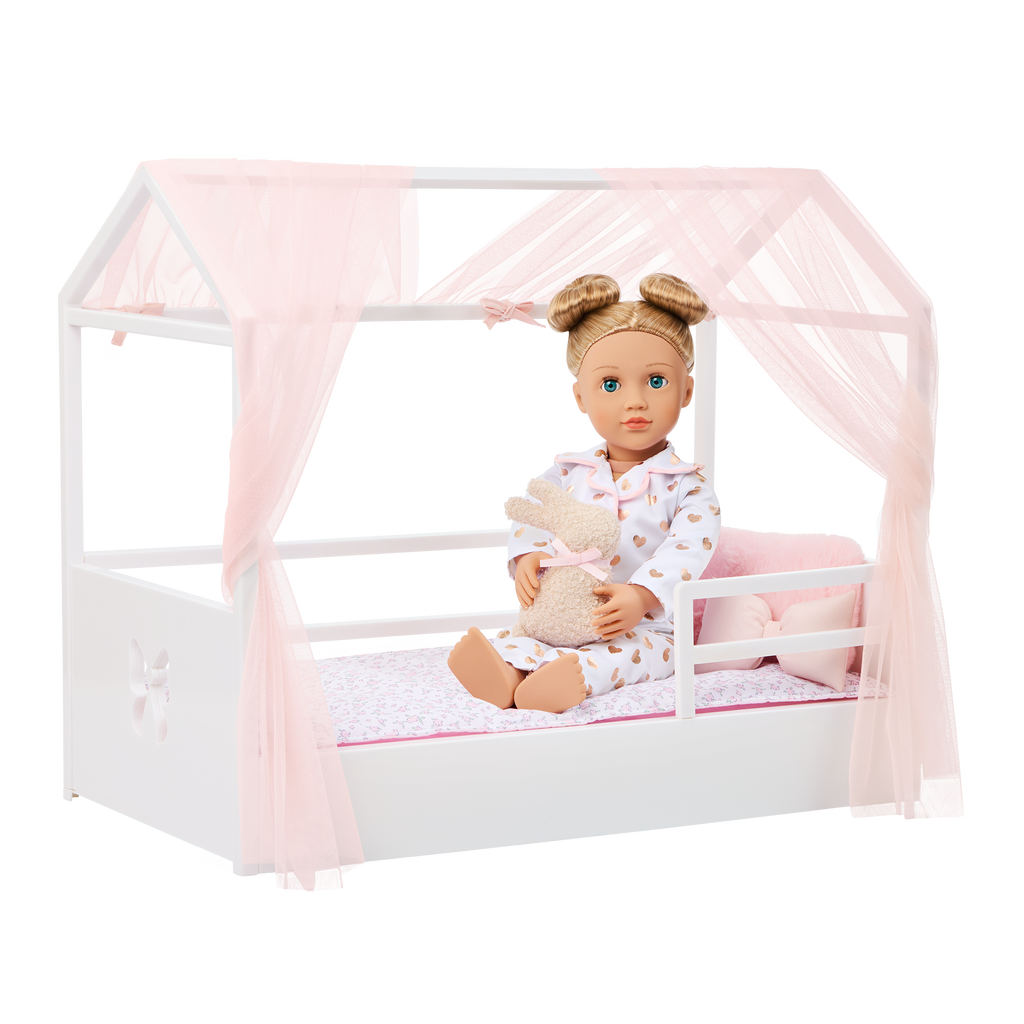 Our Generation Enchanting Canopy Bed for 18-inch Dolls