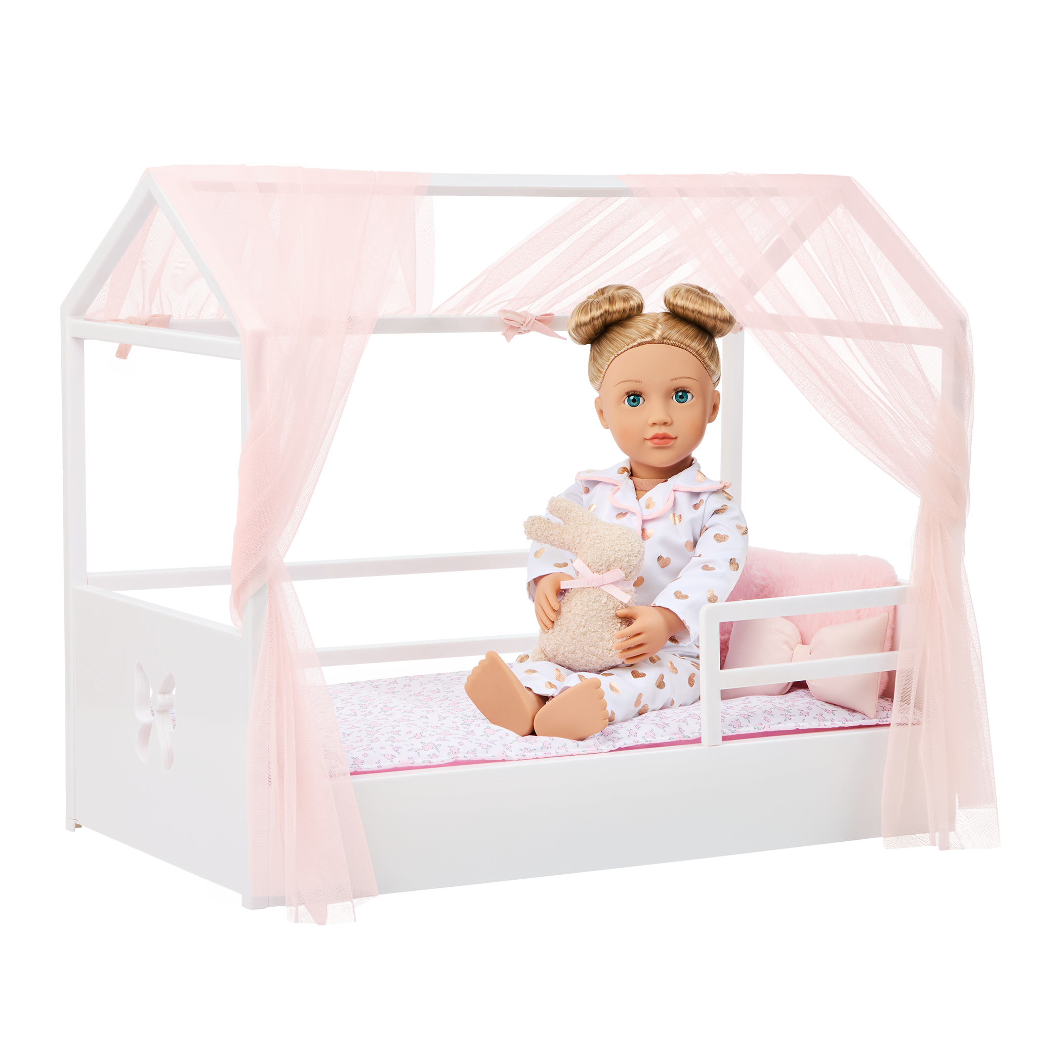 Our Generation Enchanting Canopy Bed for 18-inch Dolls