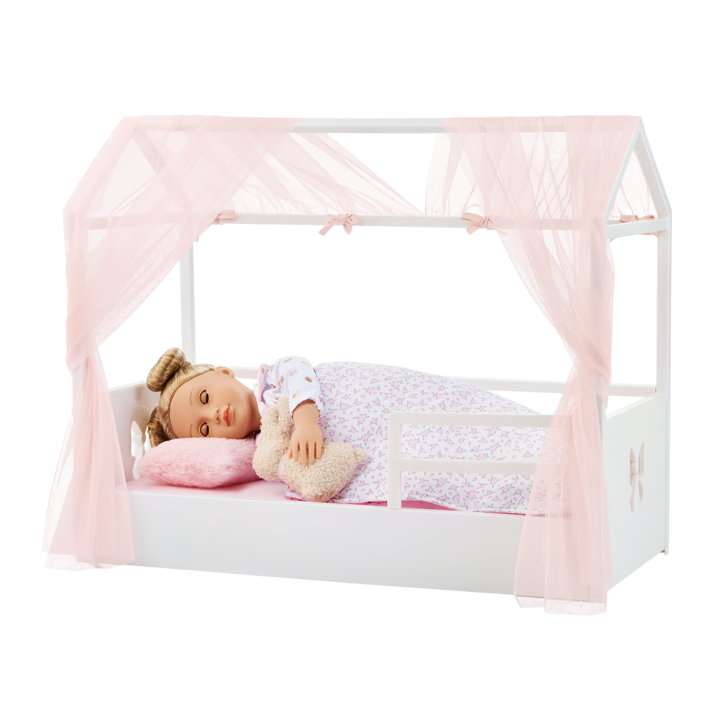 Our Generation Enchanting Canopy Bed for 18-inch Dolls