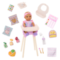 Baby Emilia & Mealtime Set