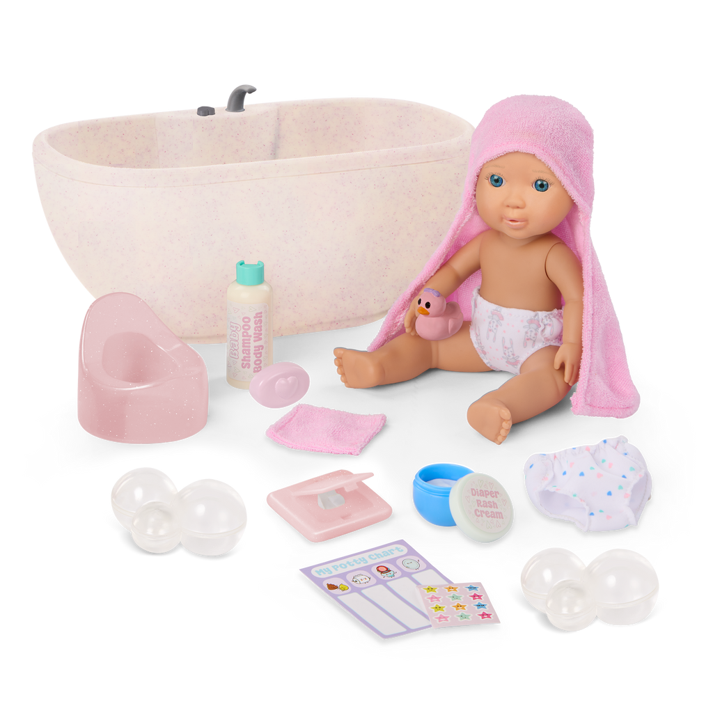 Baby Lacy & Bathtime Set