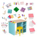 Our Generation Arts & Crafts Activity Table for 18-inch Dolls