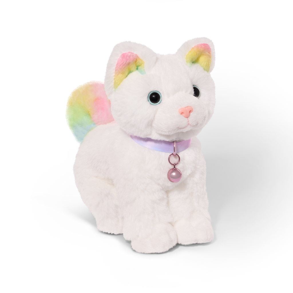 Posable Angora Cat Plush
