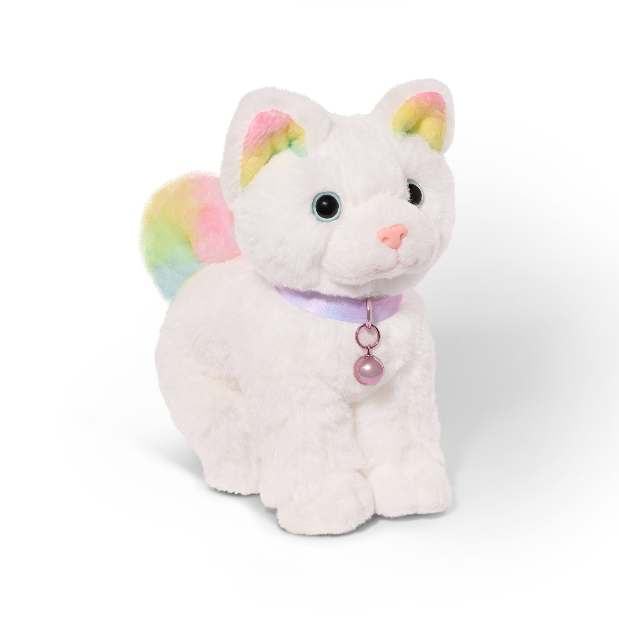 Posable Angora Cat Plush