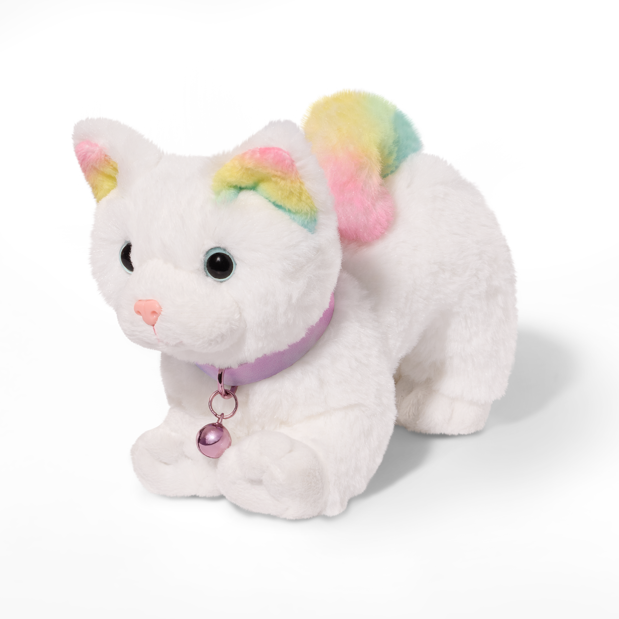 Posable Angora Cat Plush