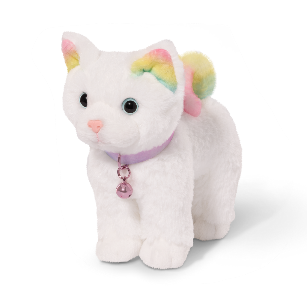 Posable Angora Cat Plush