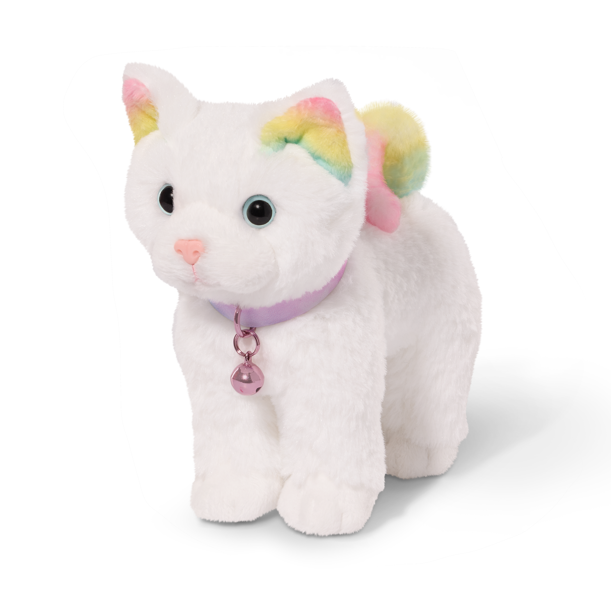 Posable Angora Cat Plush