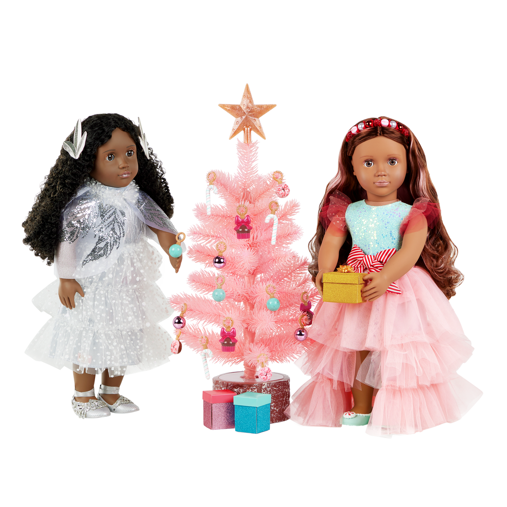 Our Generation Sweet Surprise Holiday Tree Accessories for 18-inch Dolls