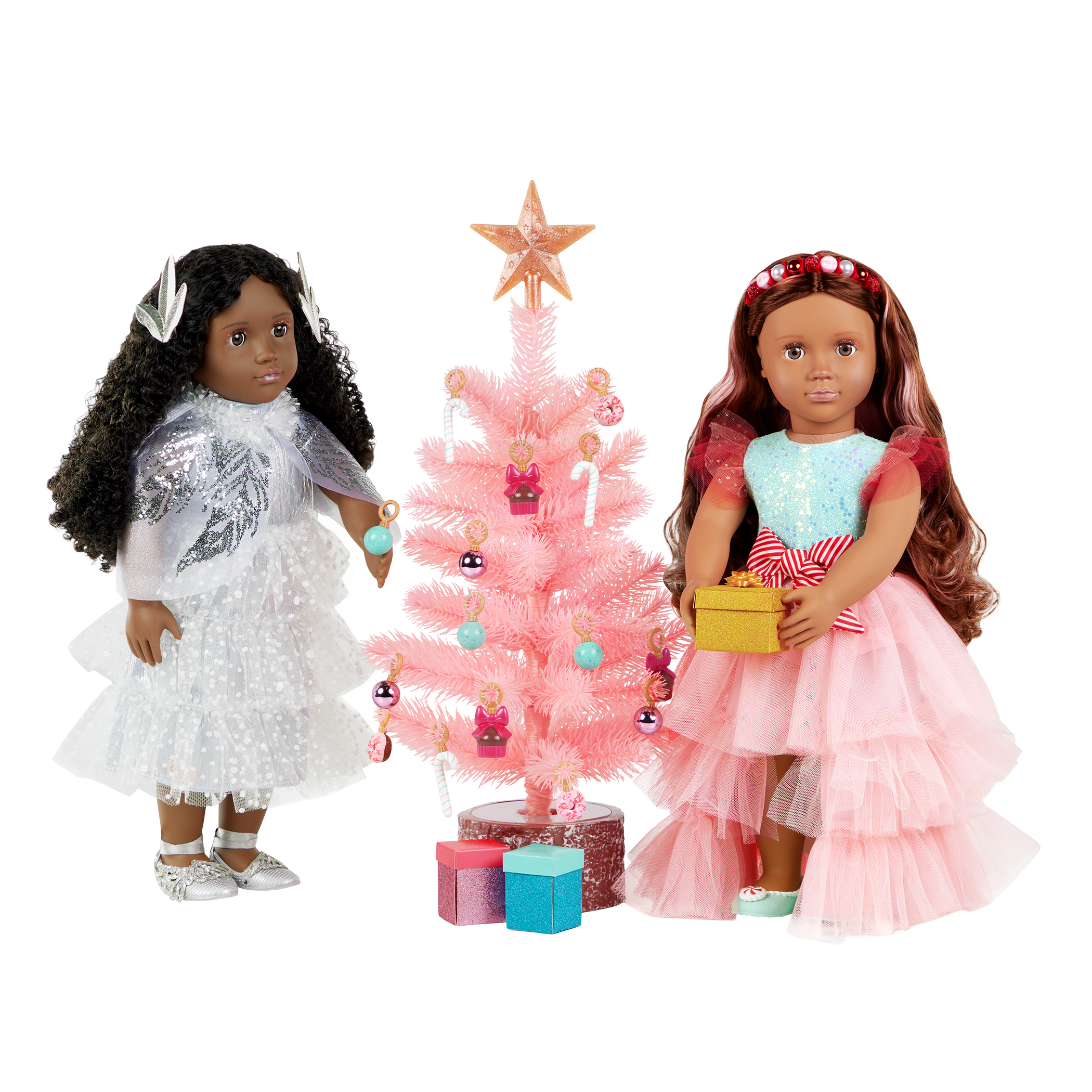 Our Generation Sweet Surprise Holiday Tree Accessories for 18-inch Dolls