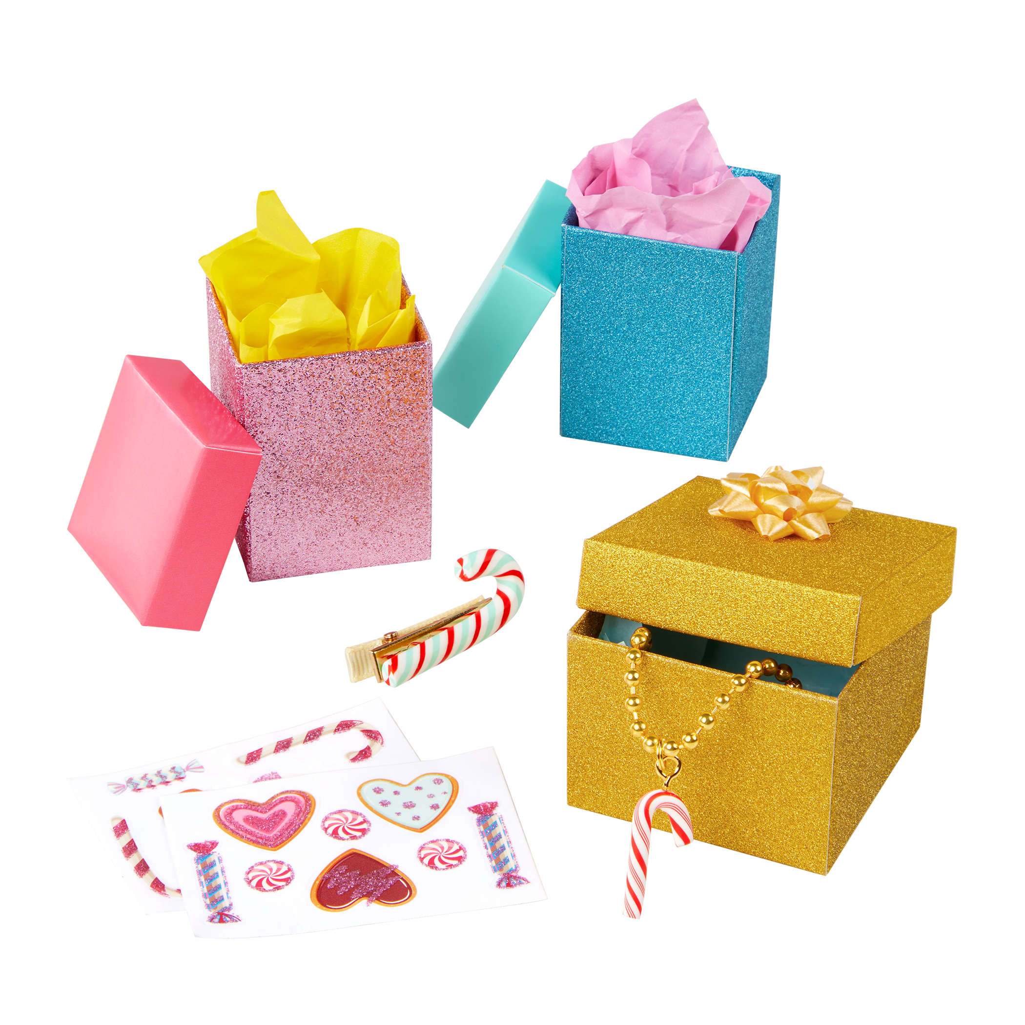 Our Generation Sweet Surprise Holiday Tree Accessories for 18-inch Dolls