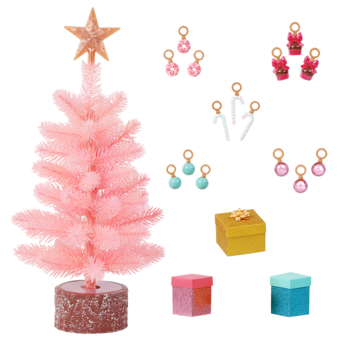 Our Generation Sweet Surprise Holiday Tree Accessories for 18-inch Dolls