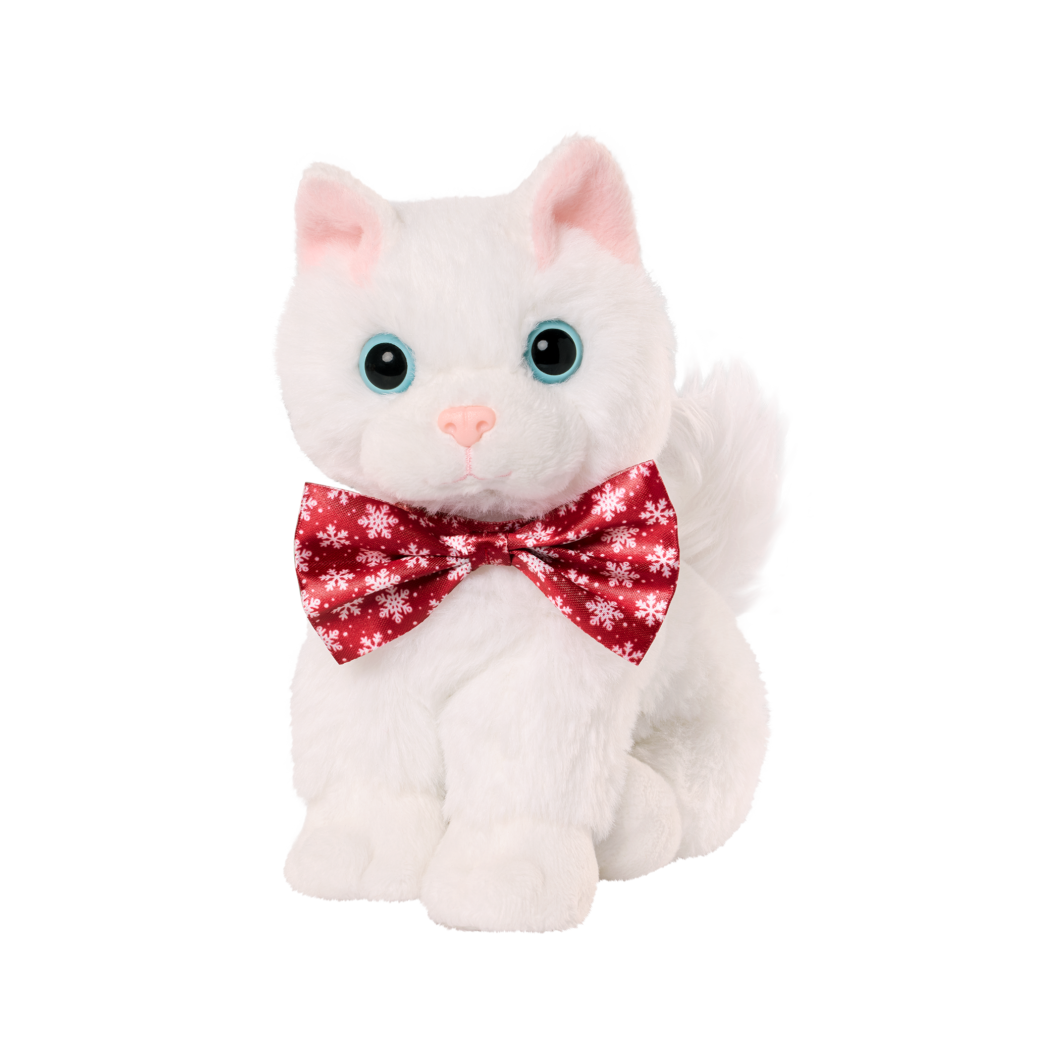 Our Generation Snowball Holiday Kitten Pet Cat Plushie