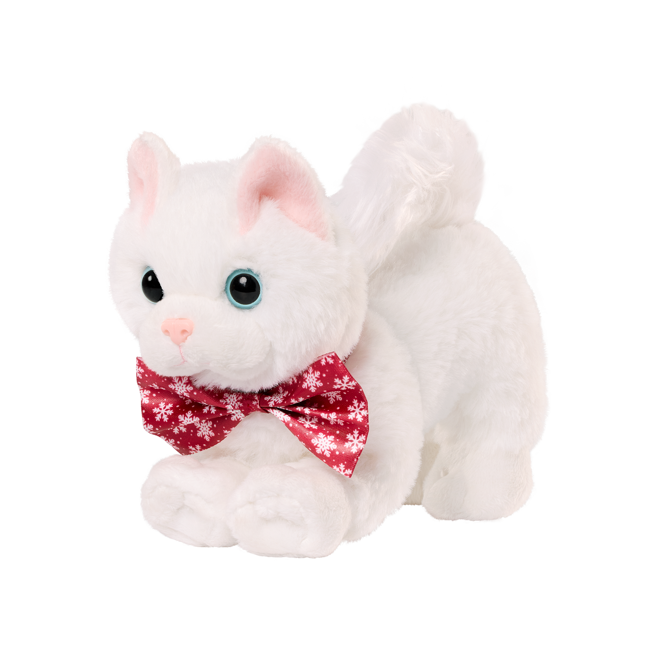 Our Generation Snowball Holiday Kitten Pet Cat Plushie