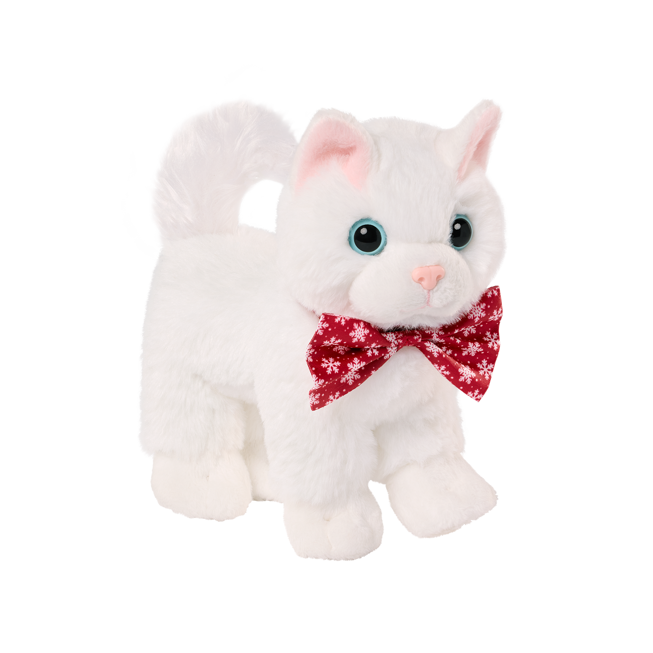 Our Generation Snowball Holiday Kitten Pet Cat Plushie