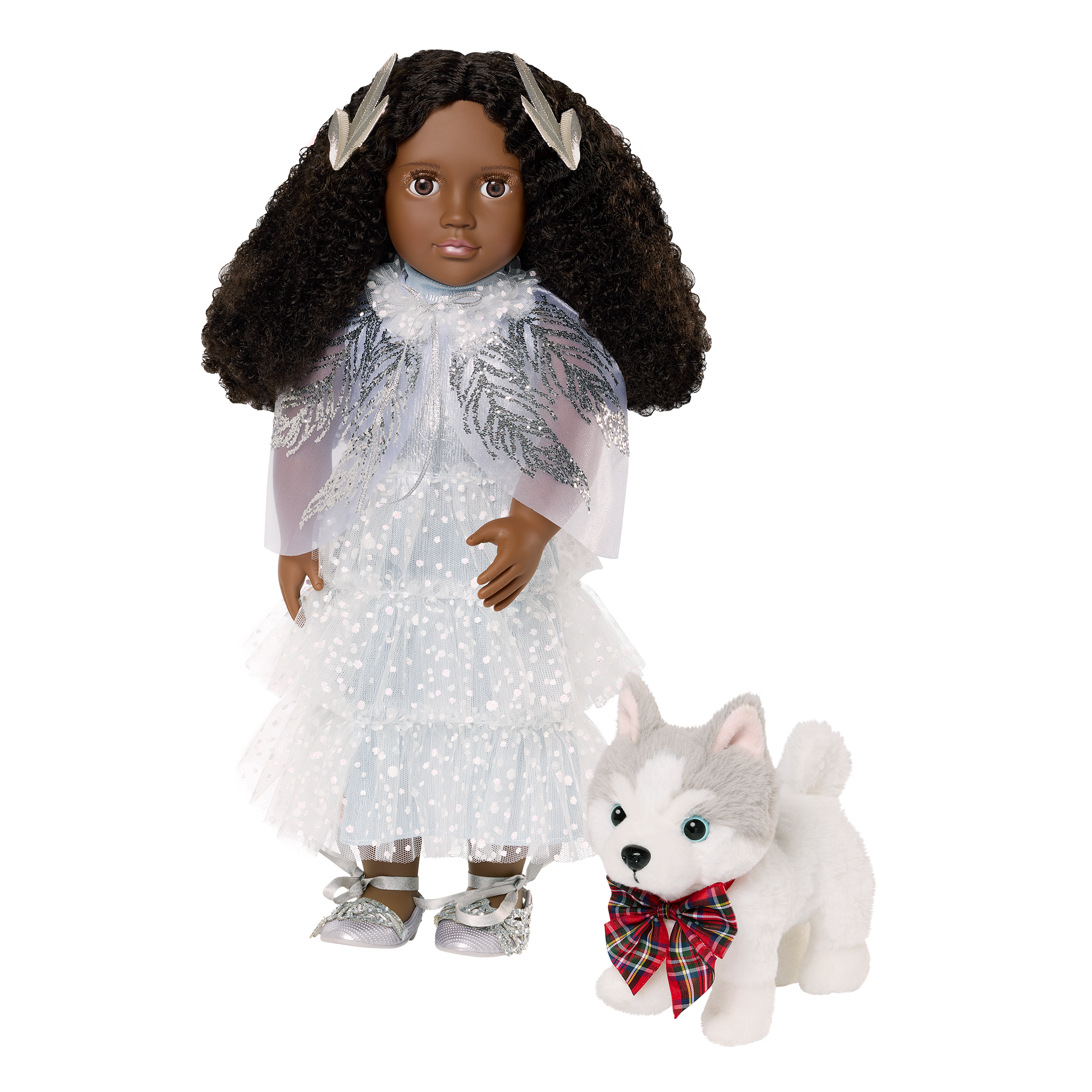 Our Generation Igloo Holiday Husky Pet Plushie