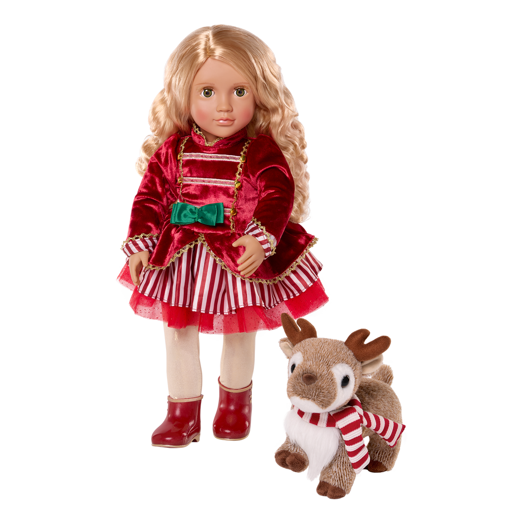 Our Generation Jolly Holiday Reindeer Plushie