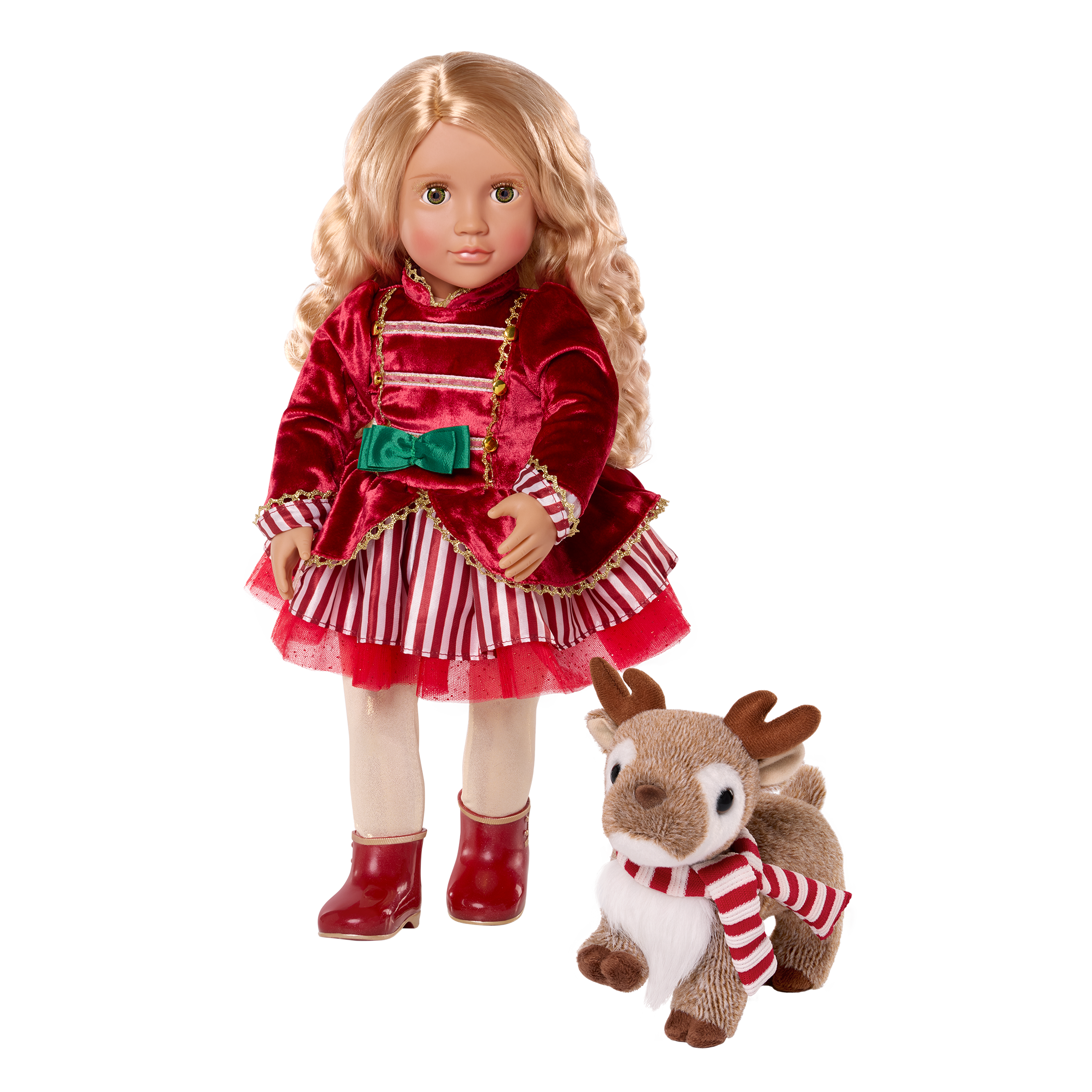 Our Generation Jolly Holiday Reindeer Plushie