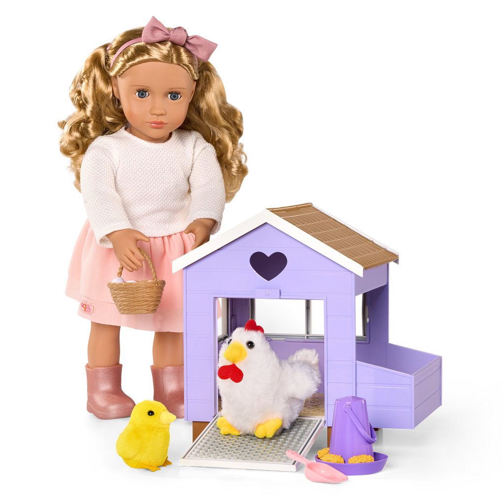Our Generation Chicken Coop Playset for 18-inch Dolls