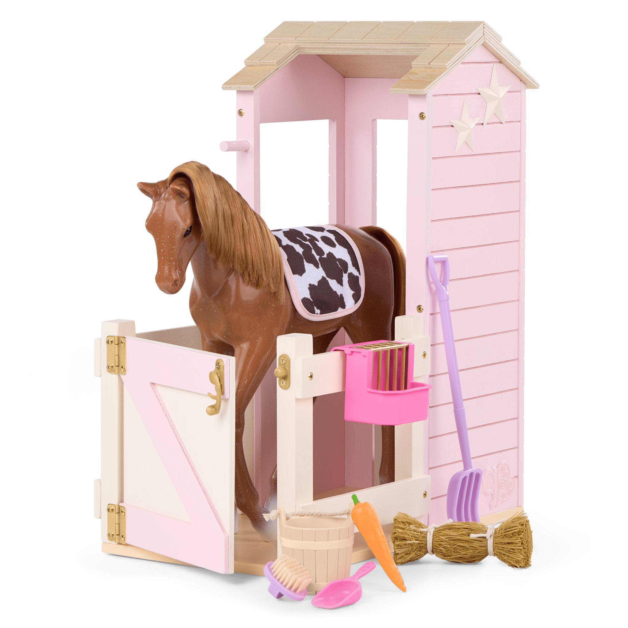 Our Generation Happy Hooves Barn Playset for 18-inch Dolls