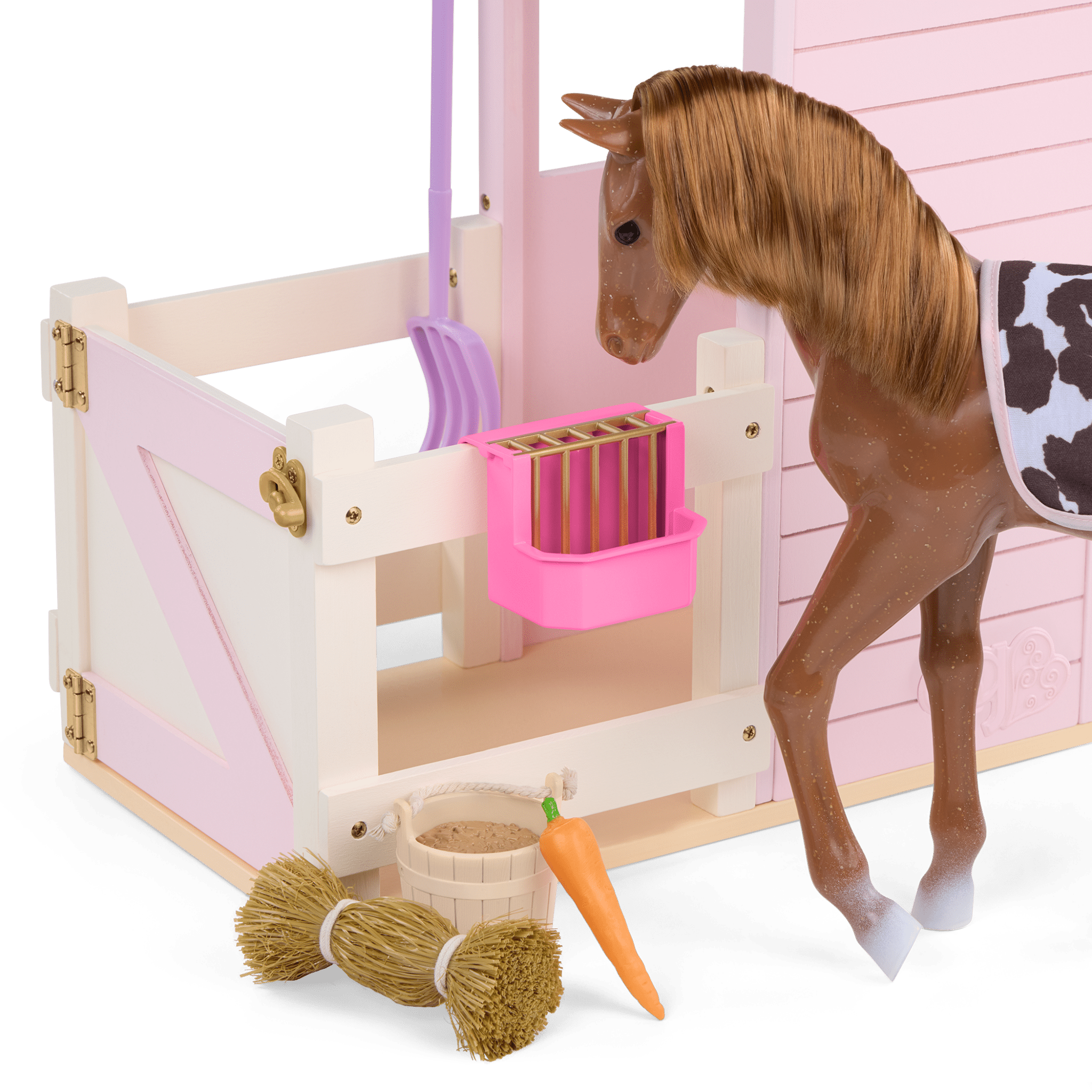 Our Generation Happy Hooves Barn Playset for 18-inch Dolls