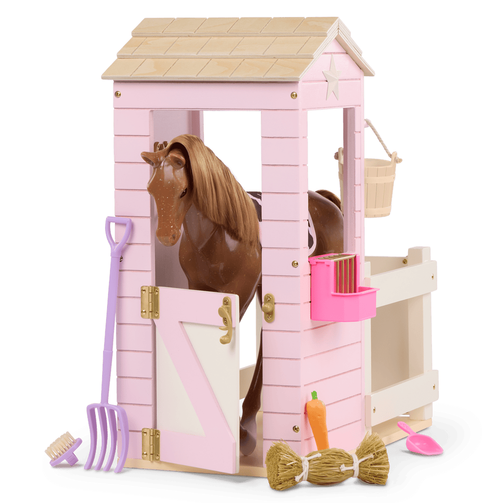 Our Generation Happy Hooves Barn Playset for 18-inch Dolls
