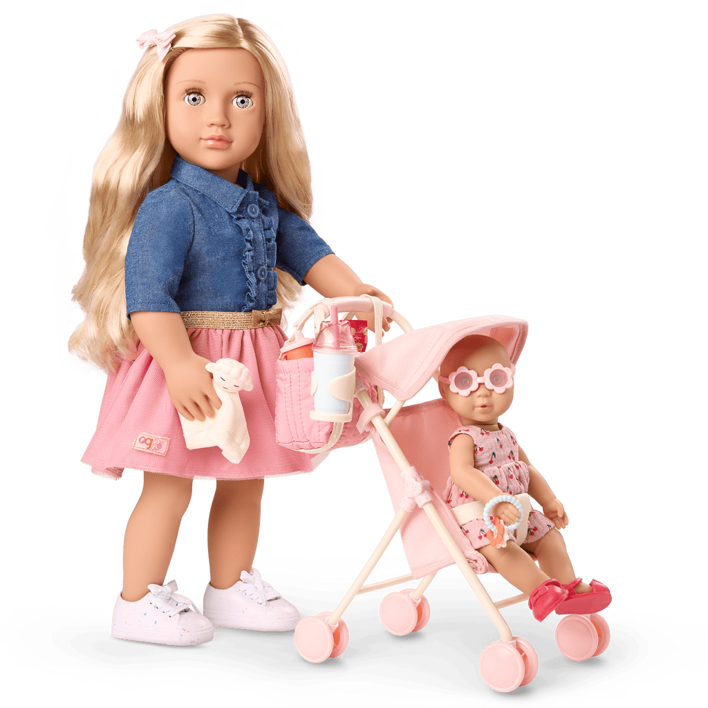 Our Generation Baby Izzy & Stroller Set