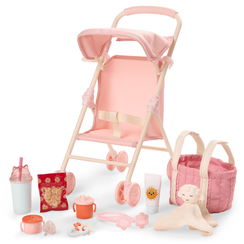 Our Generation Baby Izzy & Stroller Set