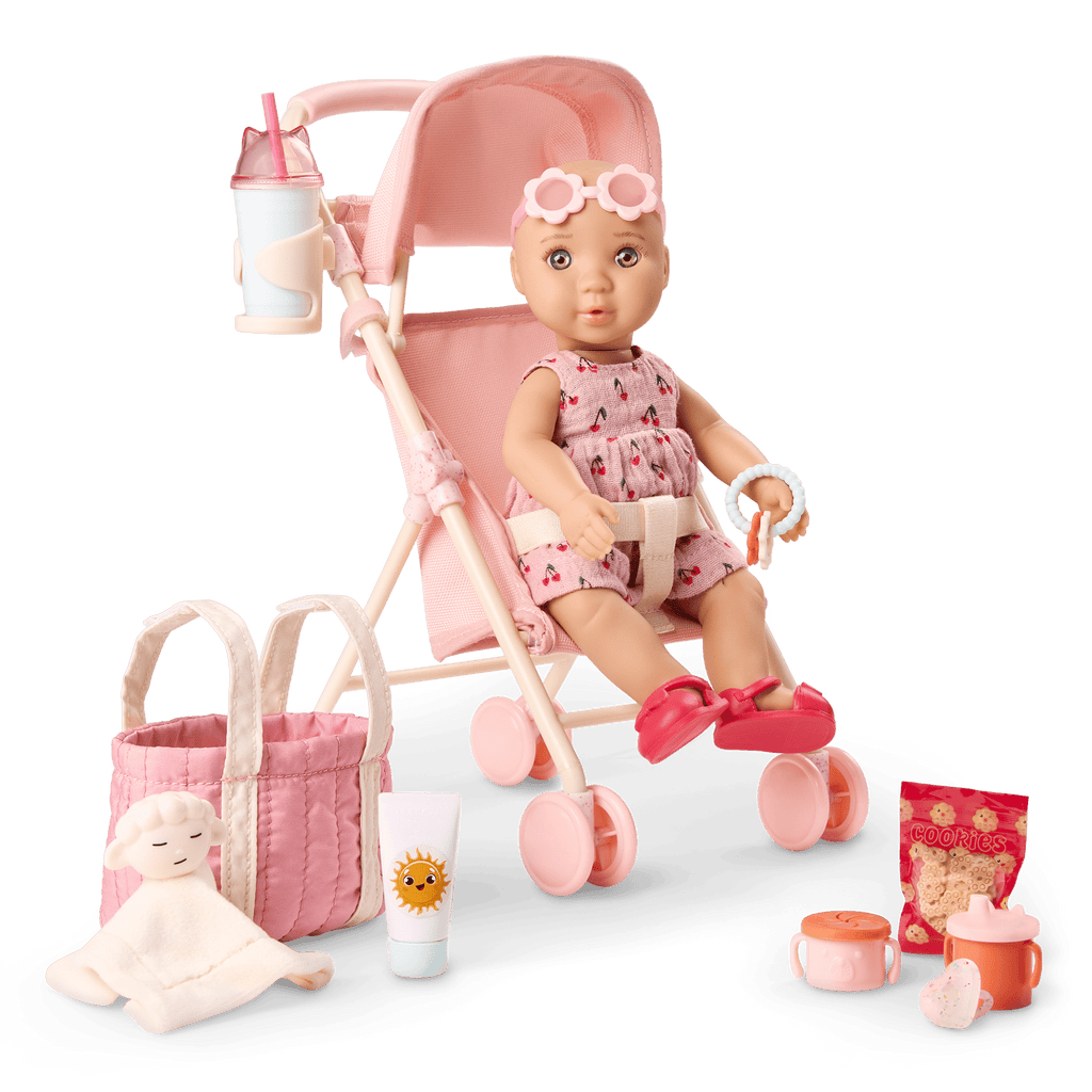Our Generation Baby Izzy & Stroller Set
