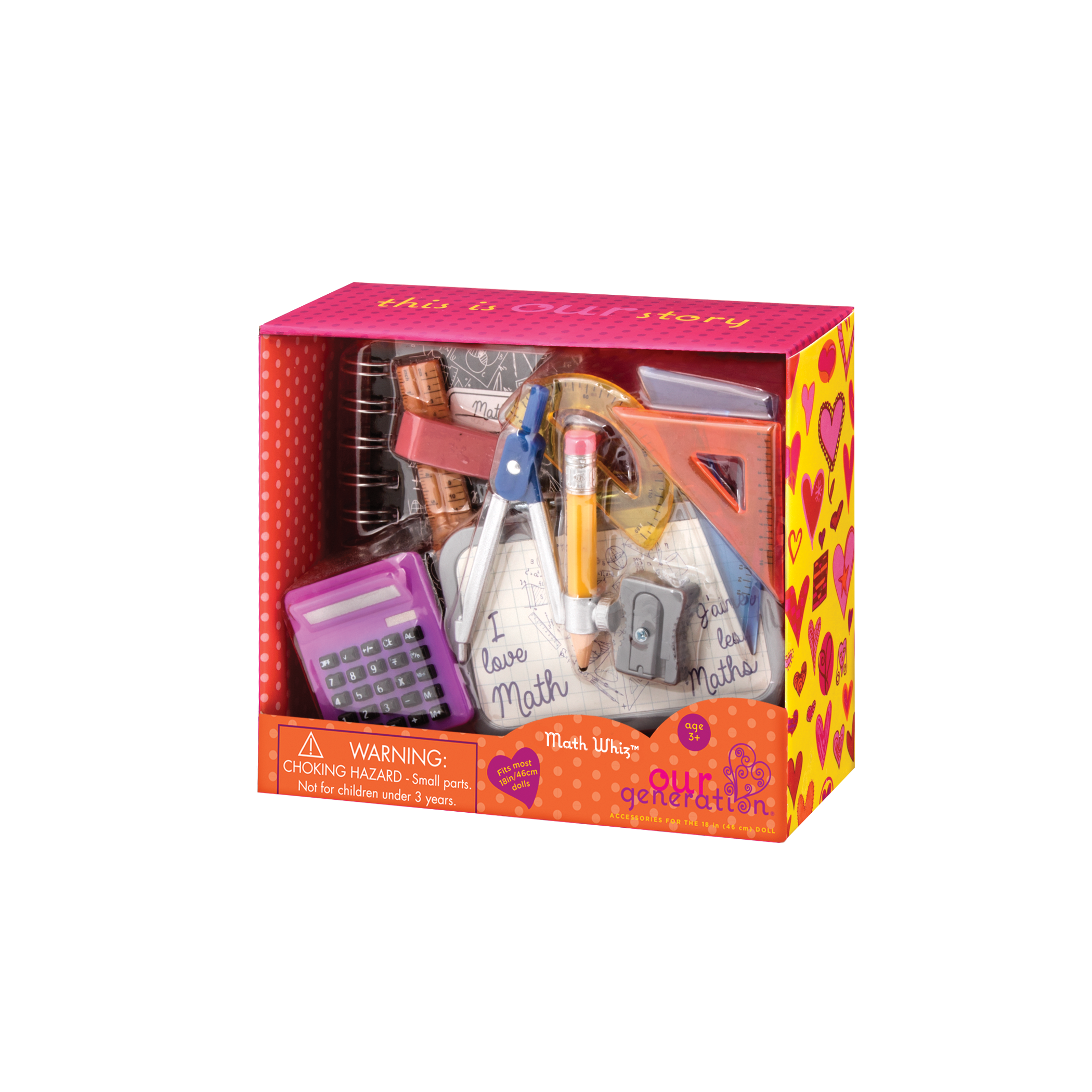 Our Generation Math Whiz School Geometry Set for 18-inch Dolls