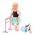 18-inch doll using ballet playset