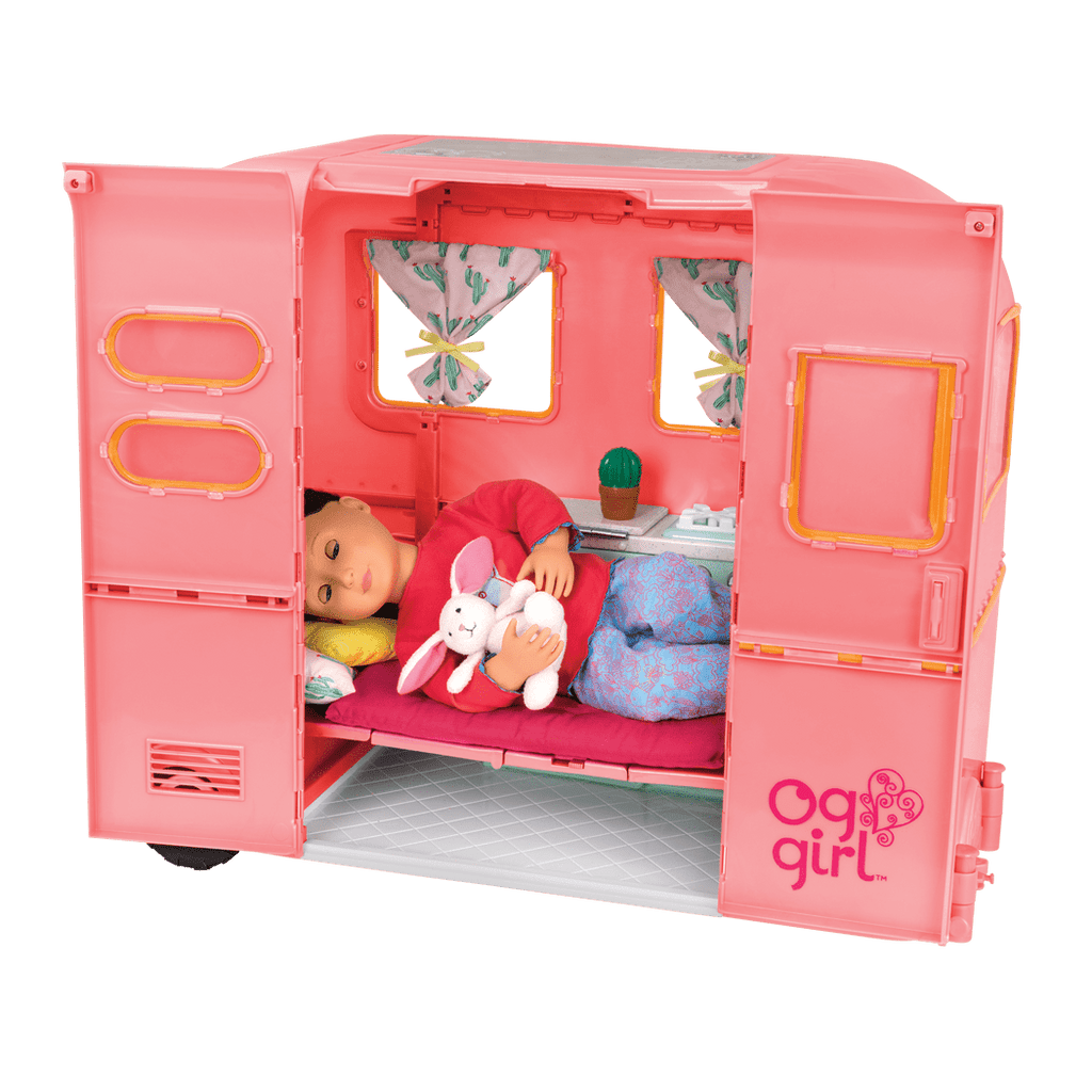 RV Seeing You Camper Pink with Noa and Coral