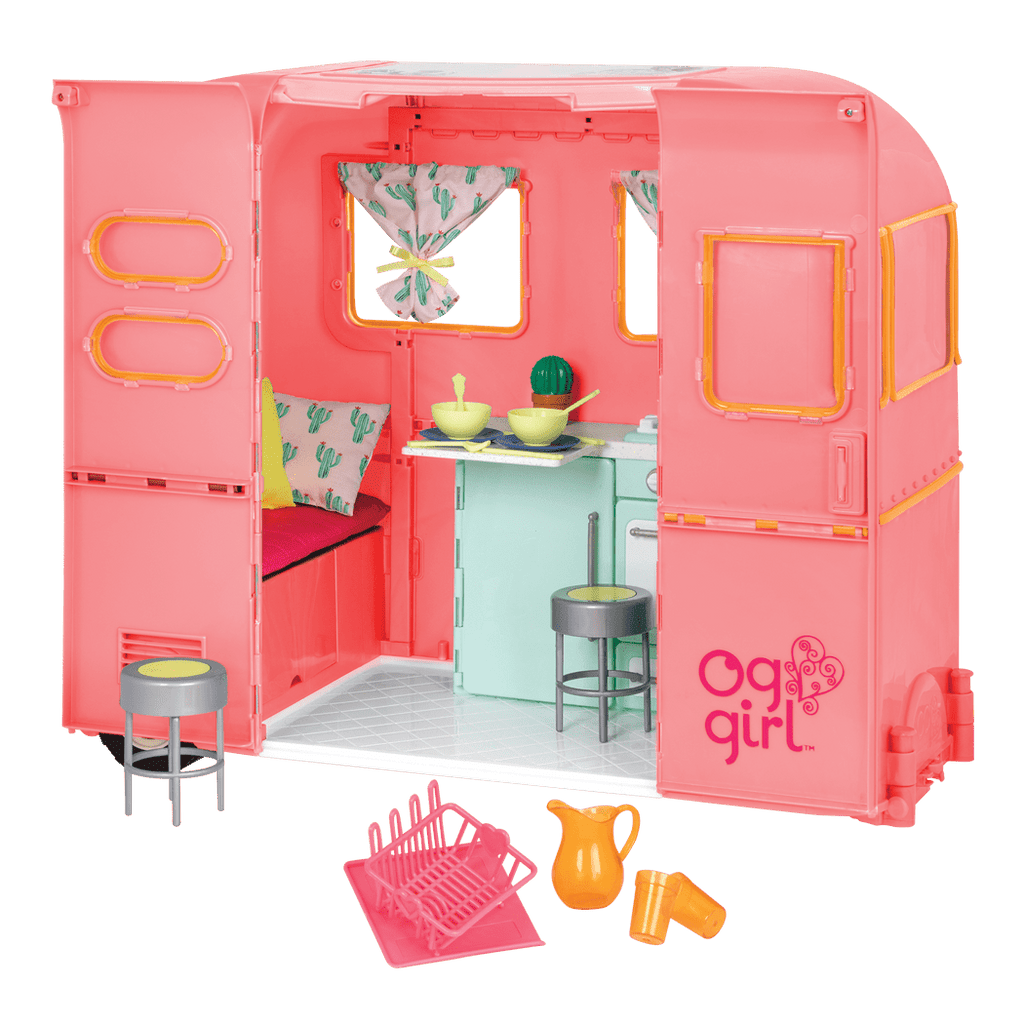 RV Seeing You Camper Pink with Noa and Coral