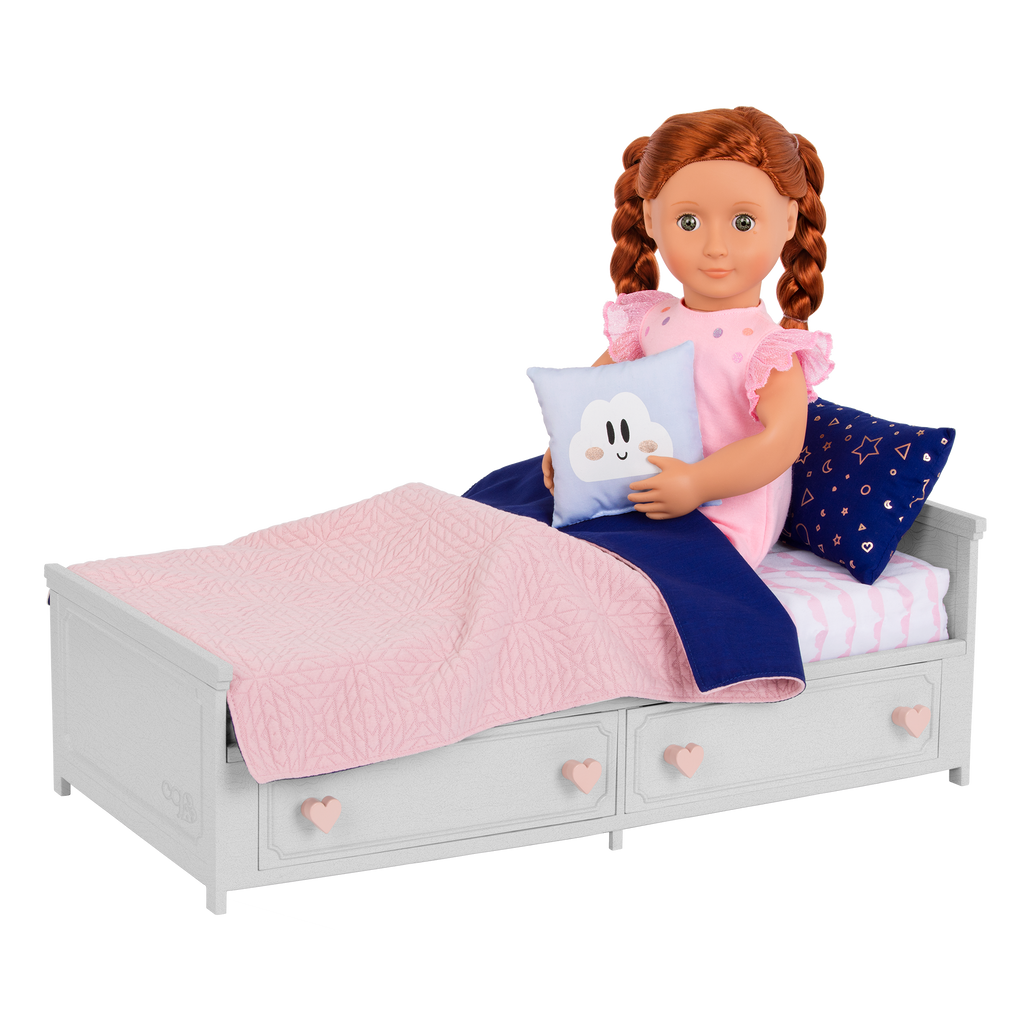 Our Generation Starry Slumbers Platform Bed for 18-inch Dolls