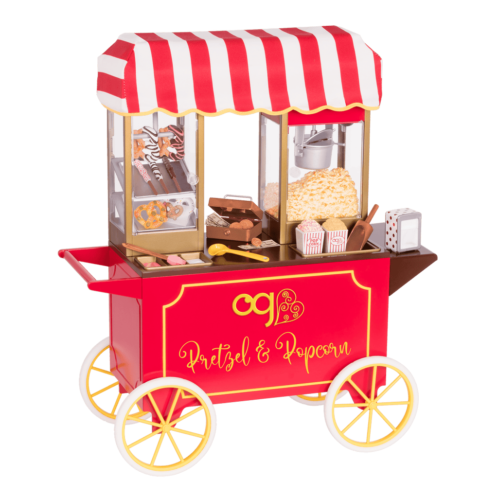 Our Generation Poppin' Plenty Snack Cart for 18-inch Dolls