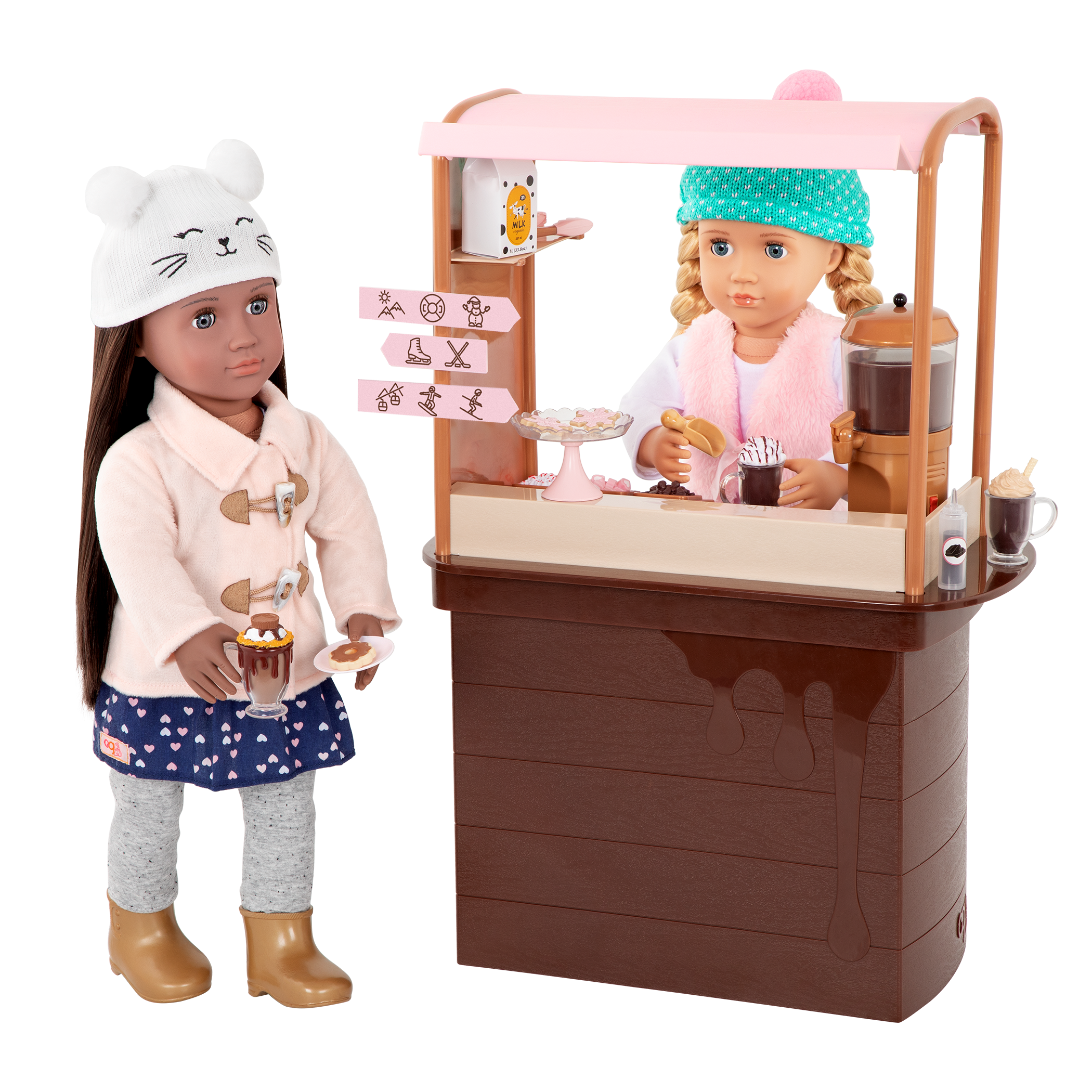 Hot chocolate stand playset