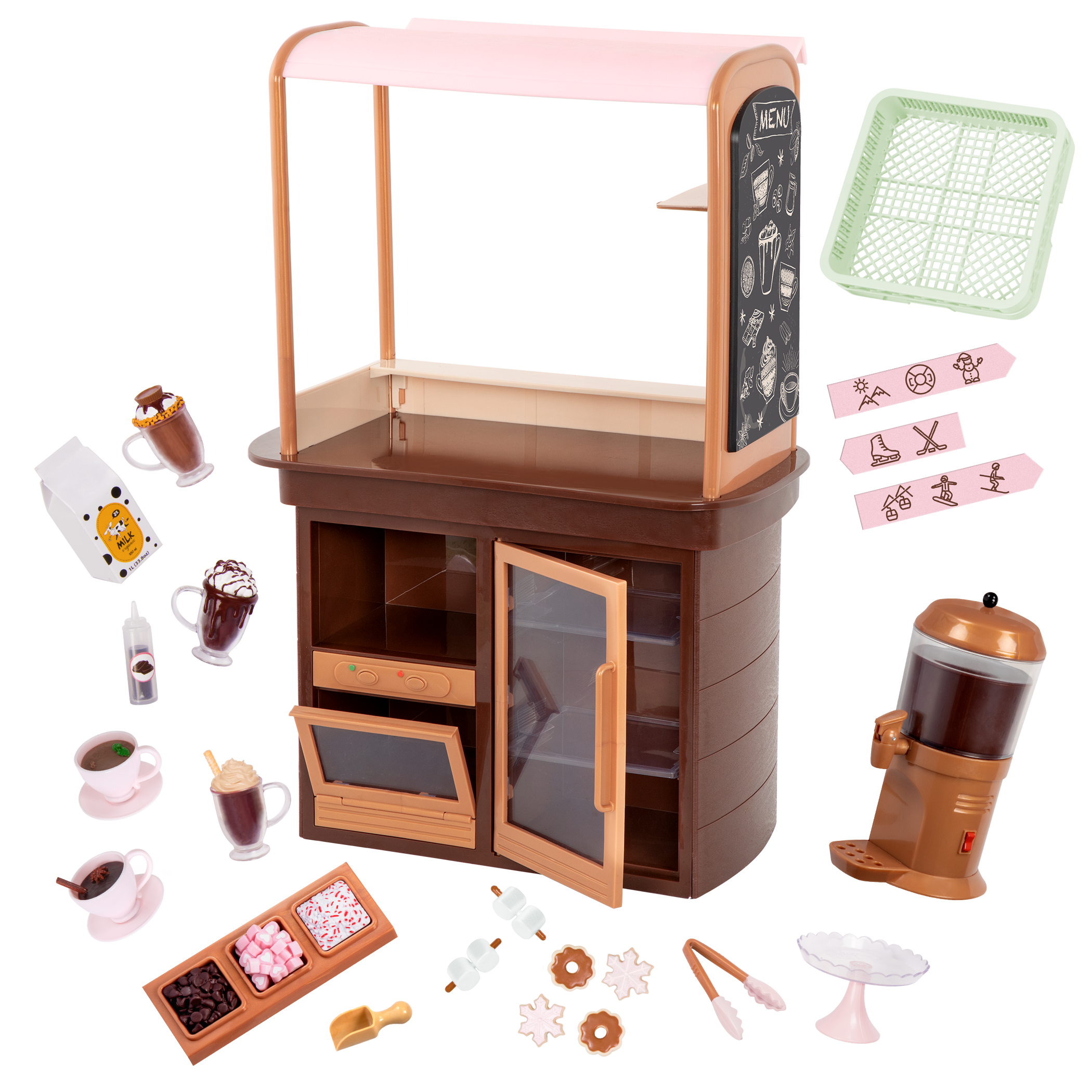 Hot chocolate stand playset