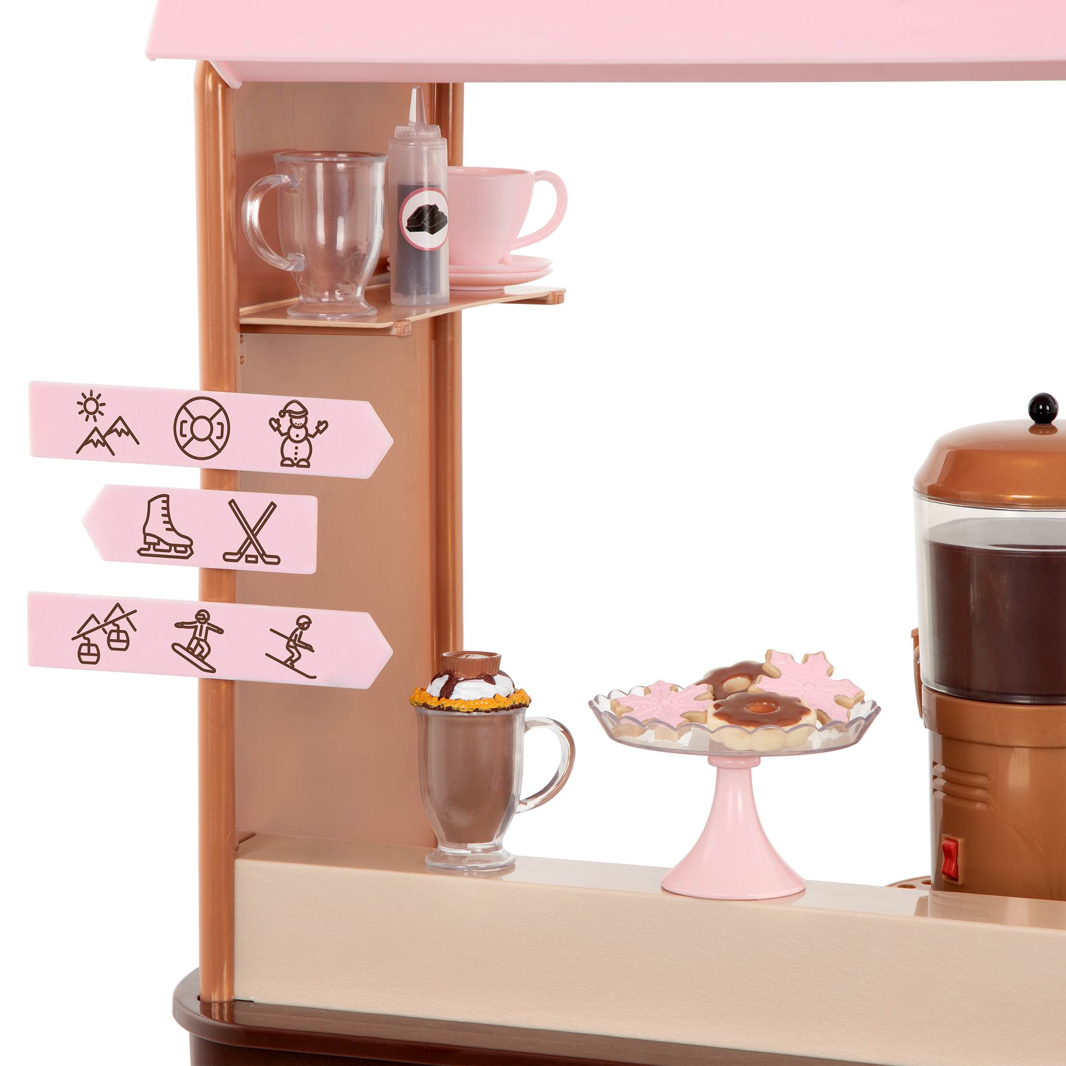 Hot chocolate stand playset