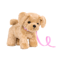6-inch Posable Golden Poodle Pup for 18-inch Dolls