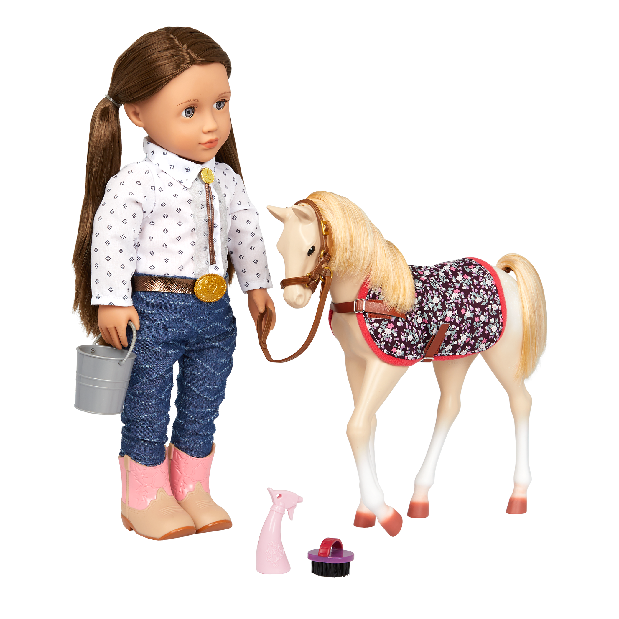 Palomino foal figurine