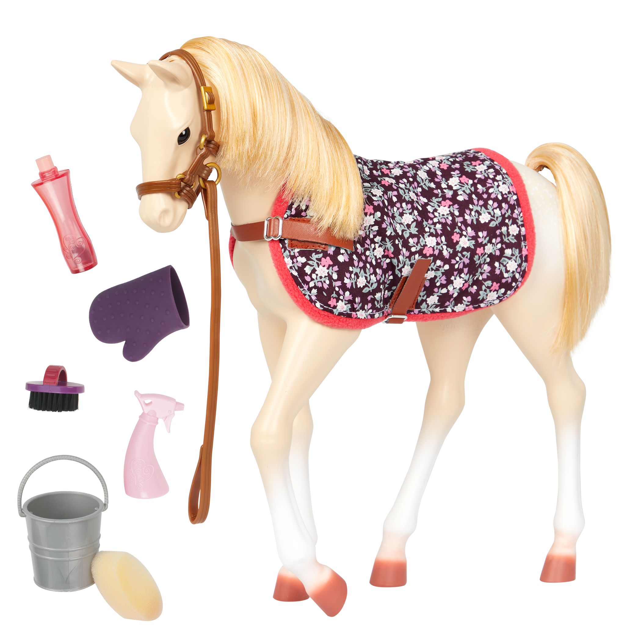 Palomino foal figurine