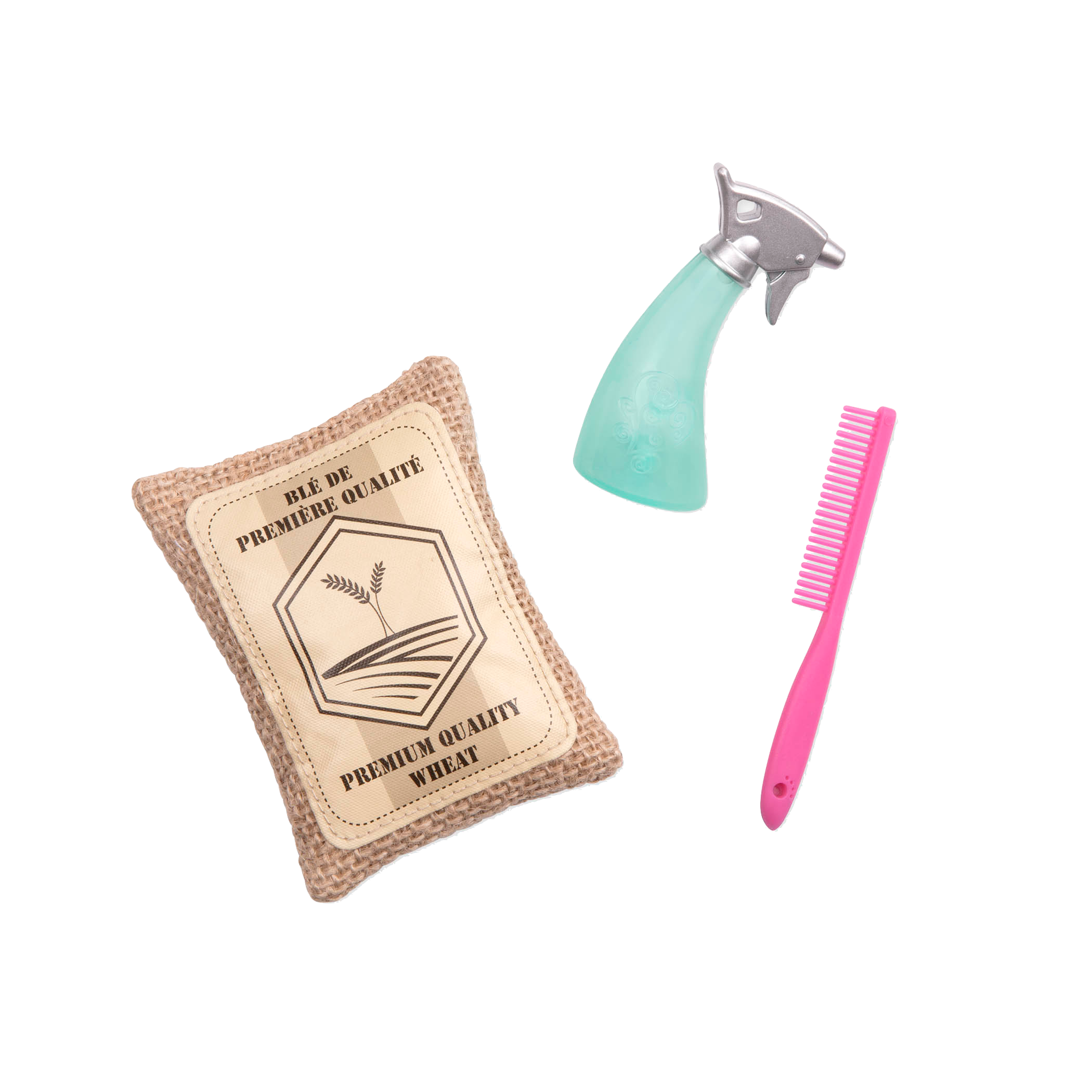 18-inch doll with black velvet foal figurine