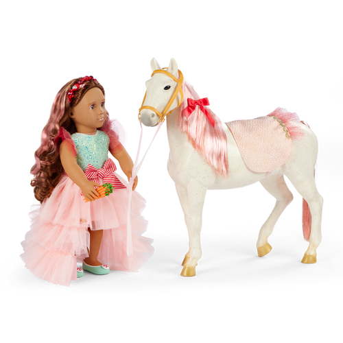 Our Generation 20-inch Holiday Horse Toy Glisten